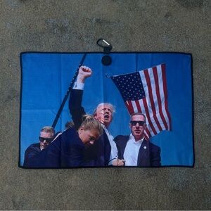 Trump golf magnet towel
